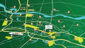 Vị trí Taseco Mê Linh